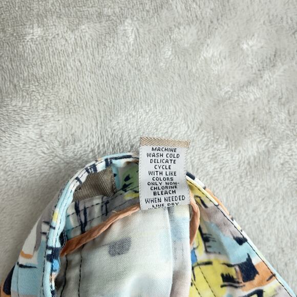 IE Pleated Cityscape Skirt Knee Length A Line Size 12 Maximalism Abstract - Picture 5 of 8